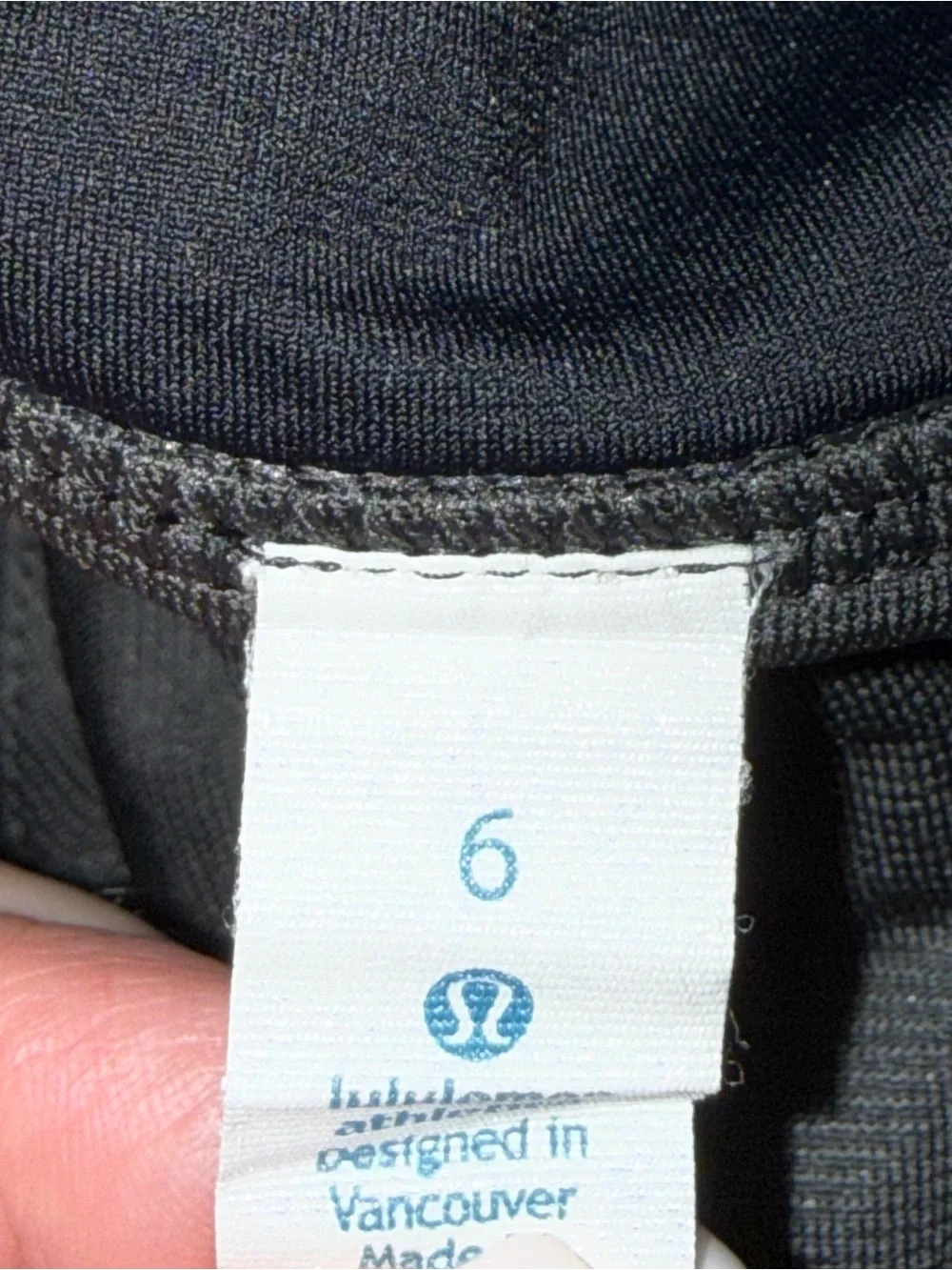 lululemon athletica Black & White Leaf-Print Athletic Shorts